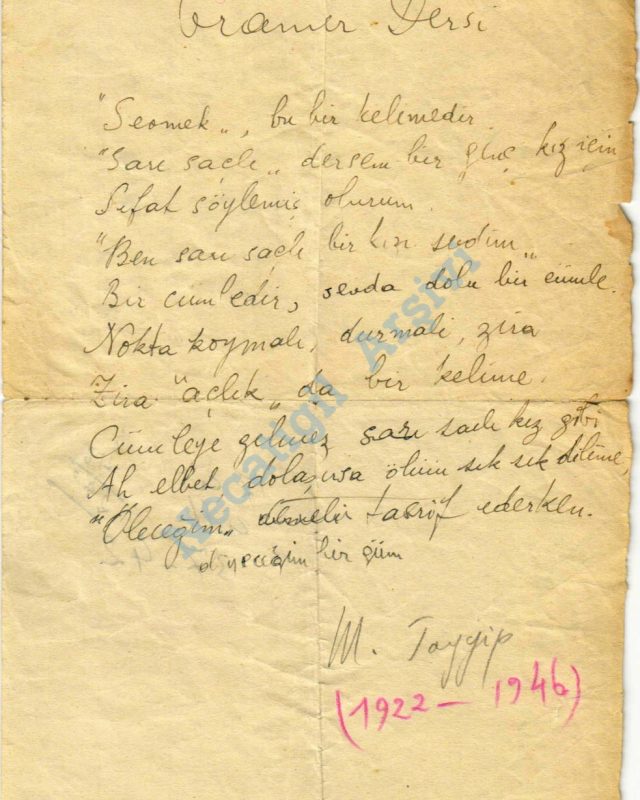 MTUslu-Gramer-Dersi-siir